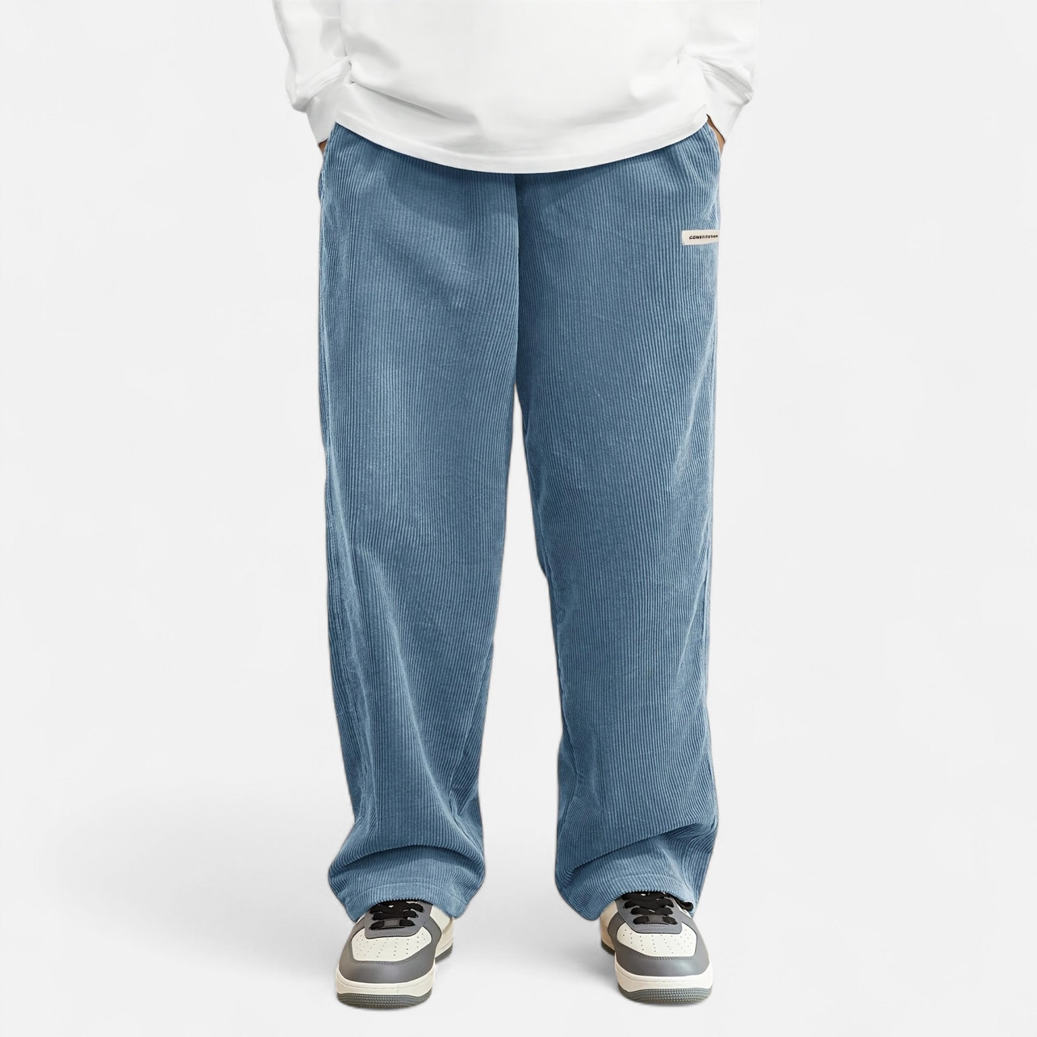 Renvieri | Pantalon Cargo en Velours – Esprit Héritage