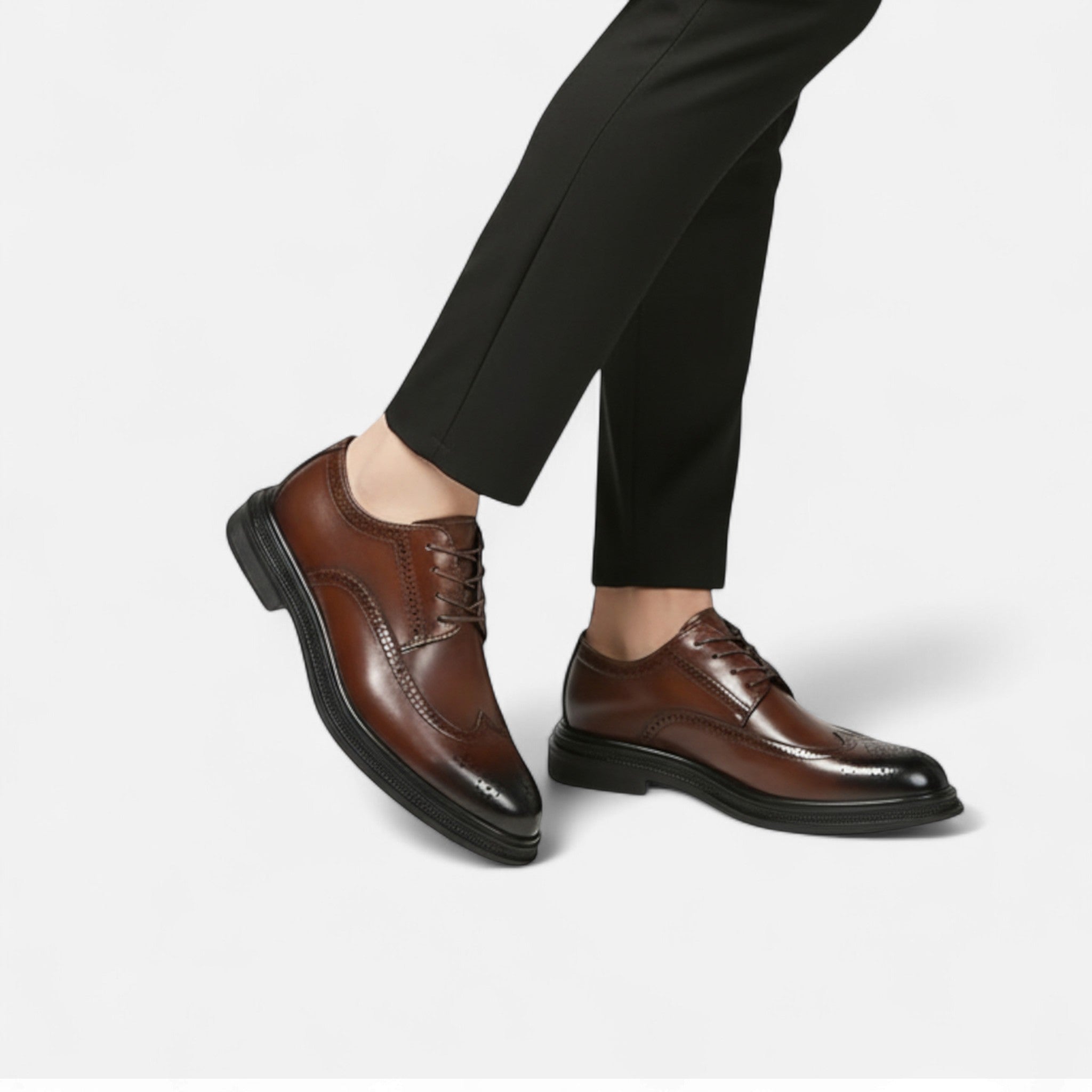 Renvieri | Richelieus en Cuir Sculpté – Héritage d’Excellence