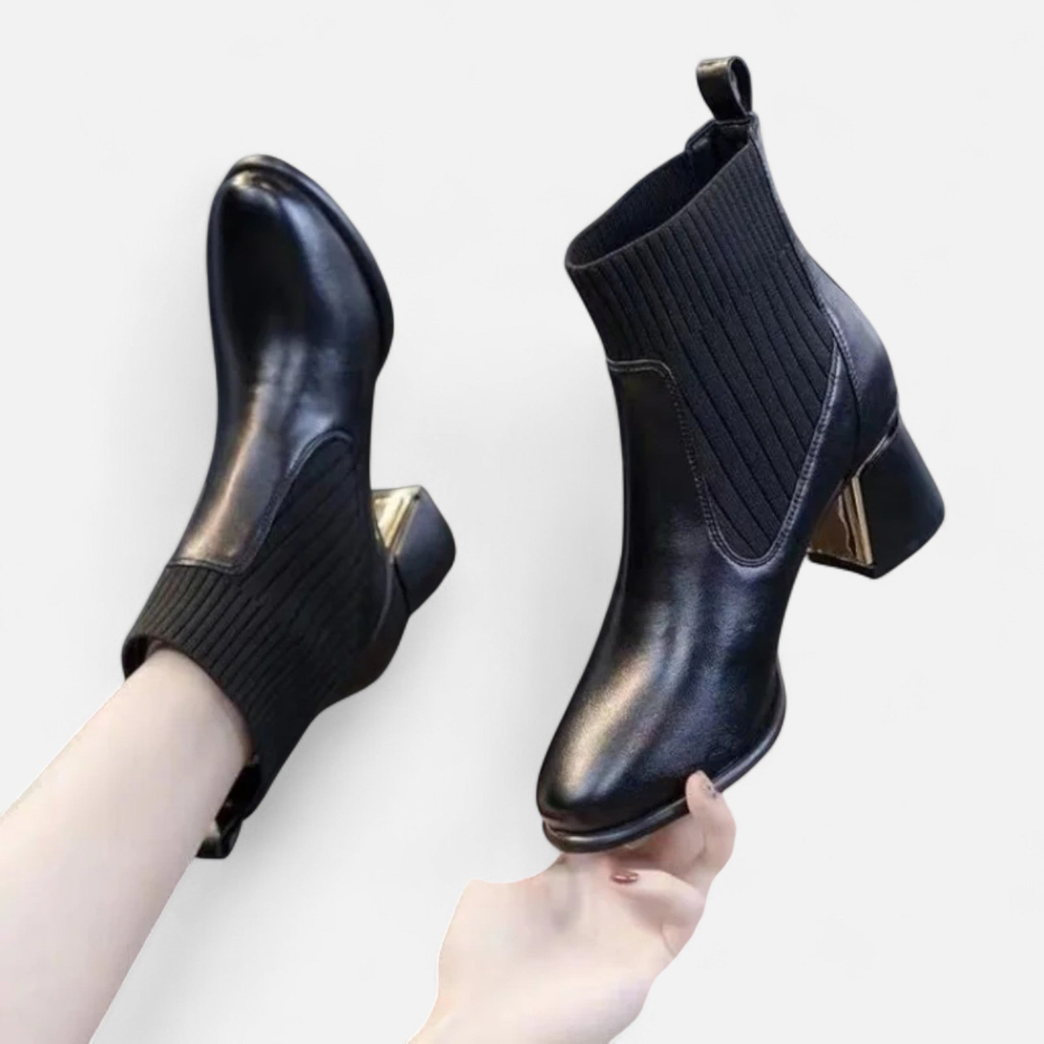 Renvieri | Bottines en Cuir Synthétique – Finesse Contemporaine