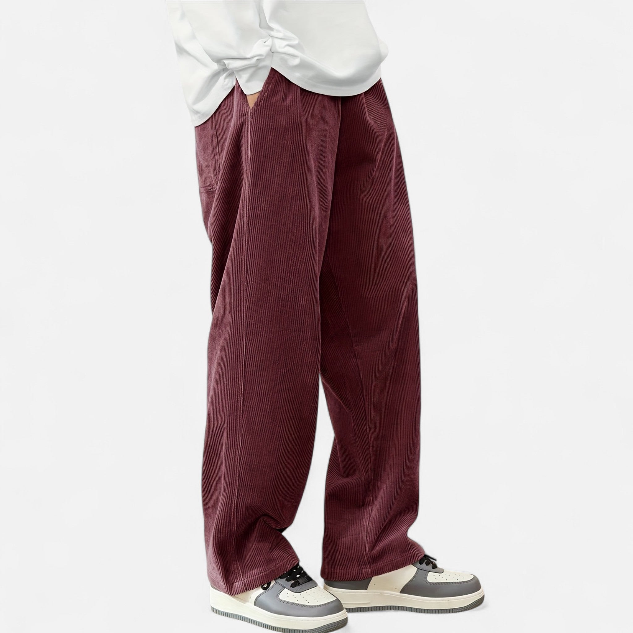 Renvieri | Pantalon Cargo en Velours – Esprit Héritage