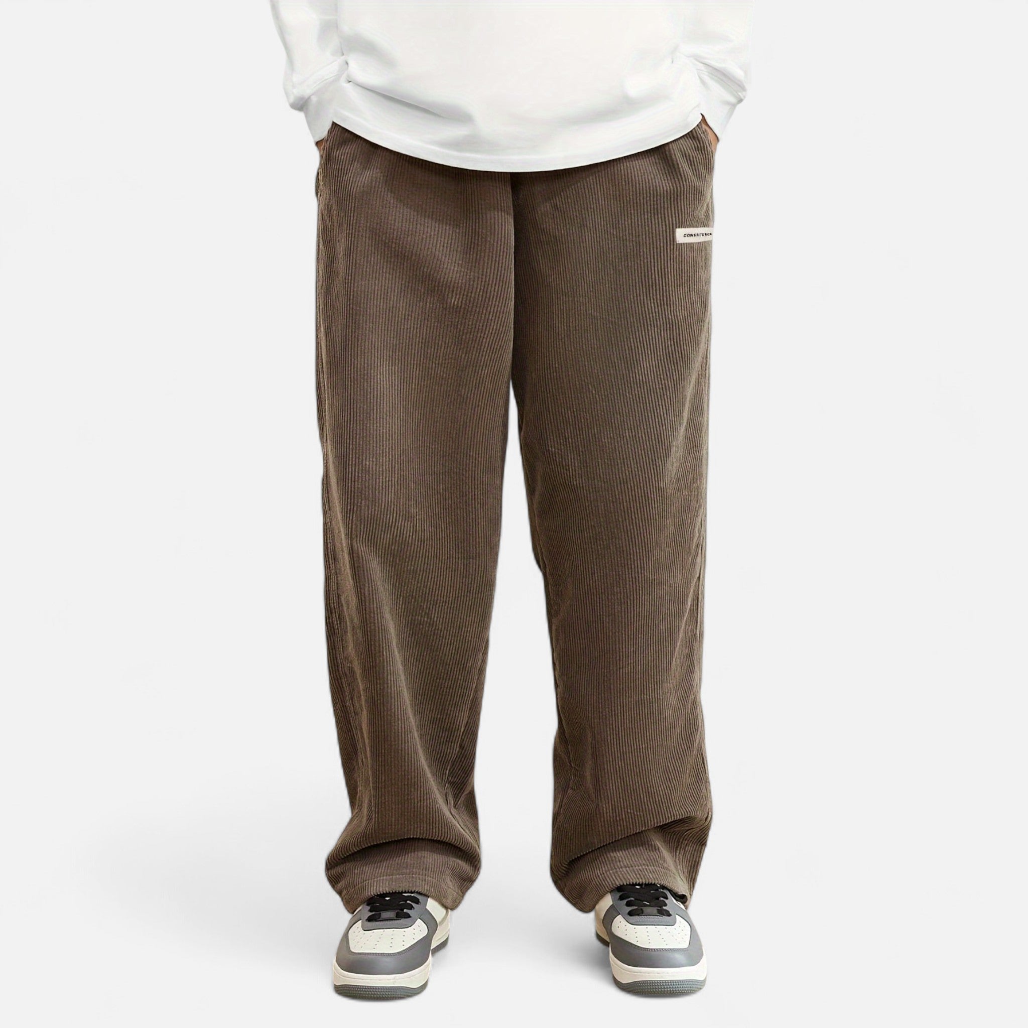 Renvieri | Pantalon Cargo en Velours – Esprit Héritage