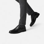 Renvieri | Mocassins à Enfiler en Cuir Fendu – Allure Distinguée