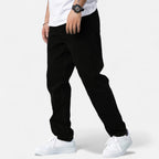 Renvieri | Jean Droit Noir Délavé – Force et Élégance