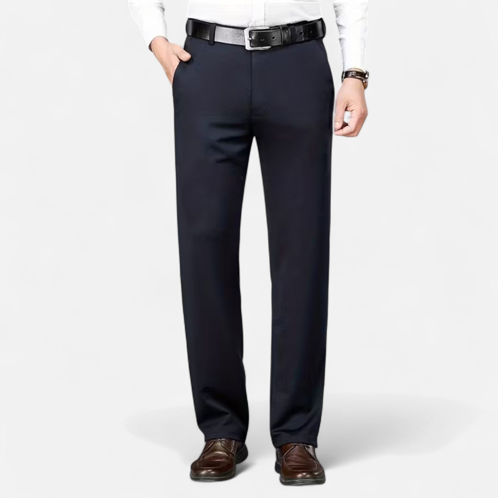 Renvieri | Pantalon de Costume Classique – Élégance Formelle