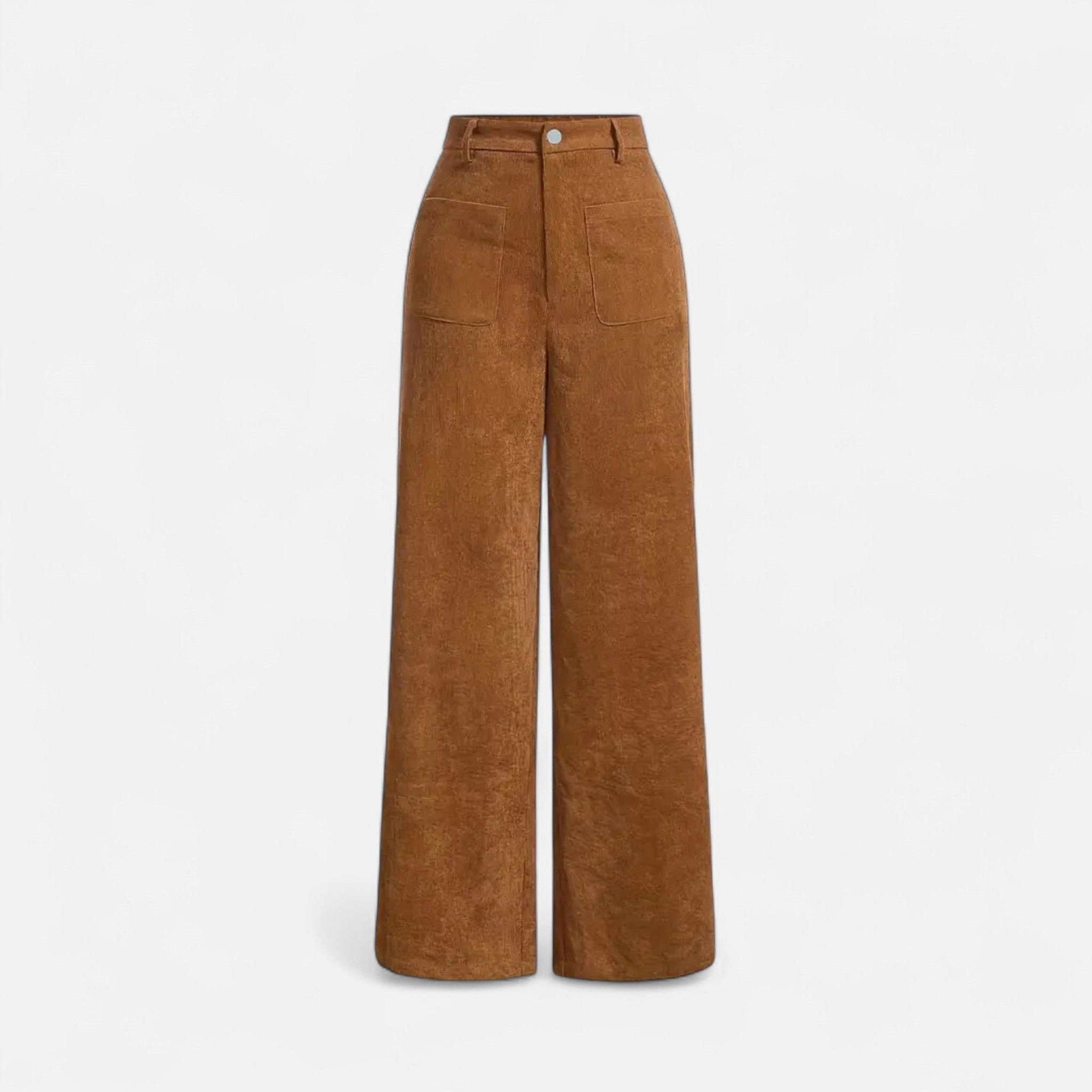 Renvieri | Pantalon Droit en Velours – Élégance Intemporelle