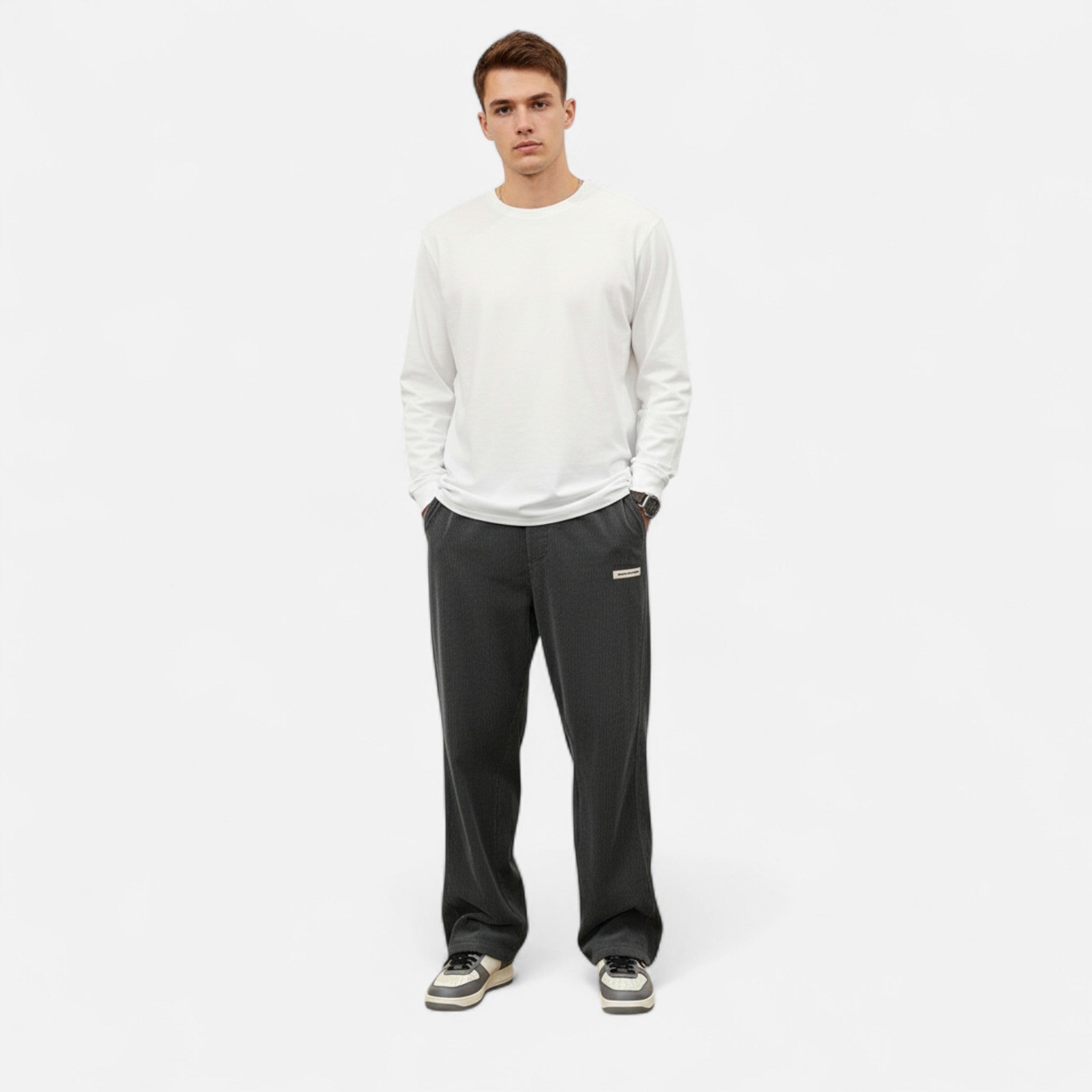 Renvieri | Pantalon Cargo en Velours – Esprit Héritage