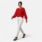 Renvieri | Élora – Pull Décontracté à Manches Lanterne