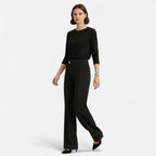 Renvieri | Pantalon Taille Haute Asymétrique – Élégance Sculptée