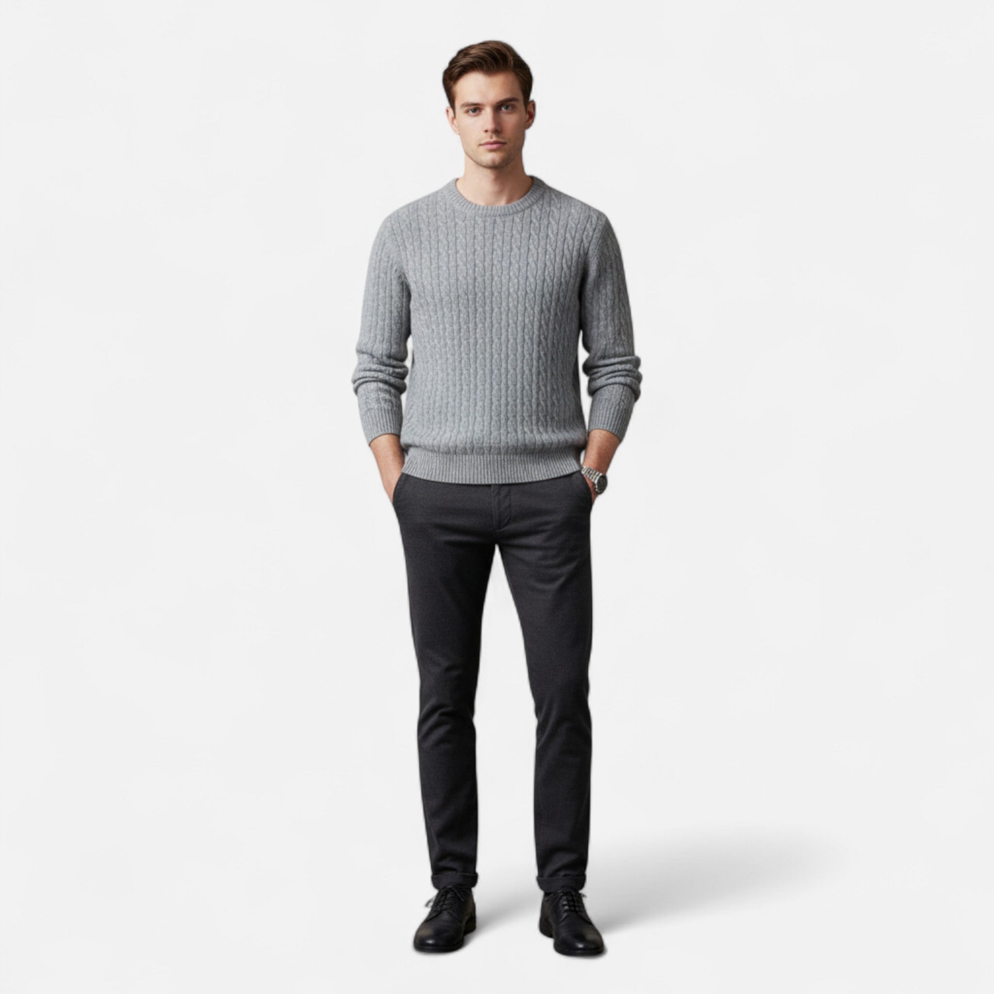 Renvieri | Pull Oversize à Mailles Épaisses – Charme D’Hiver