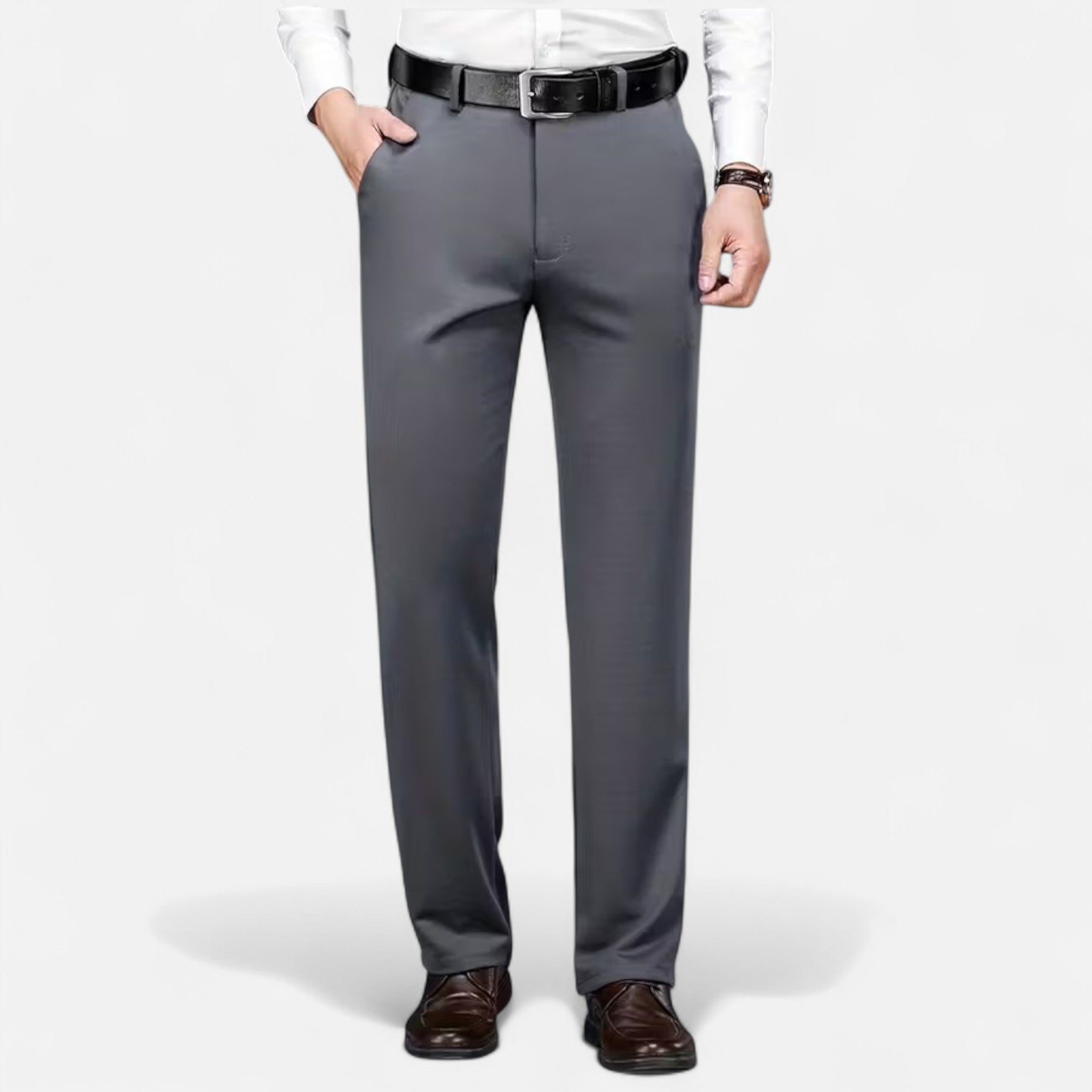 Renvieri | Pantalon de Costume Classique – Élégance Formelle