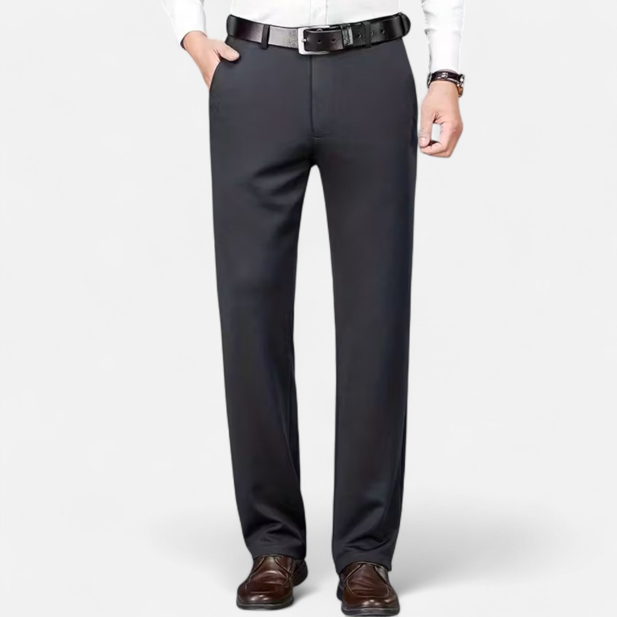 Renvieri | Pantalon de Costume Classique – Élégance Formelle