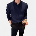 Renvieri | Pull Col Polo – Élégance Décontractée