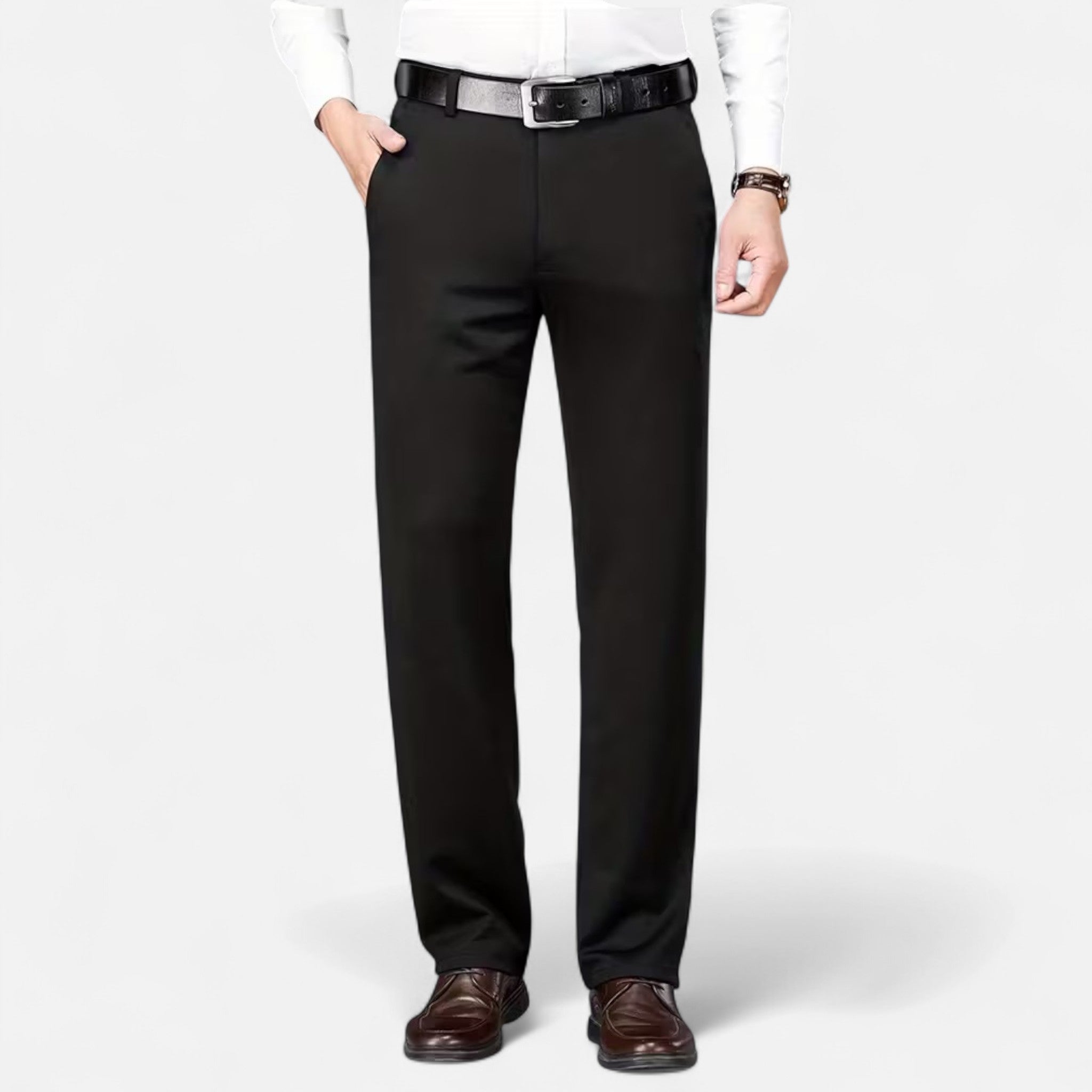 Renvieri | Pantalon de Costume Classique – Élégance Formelle