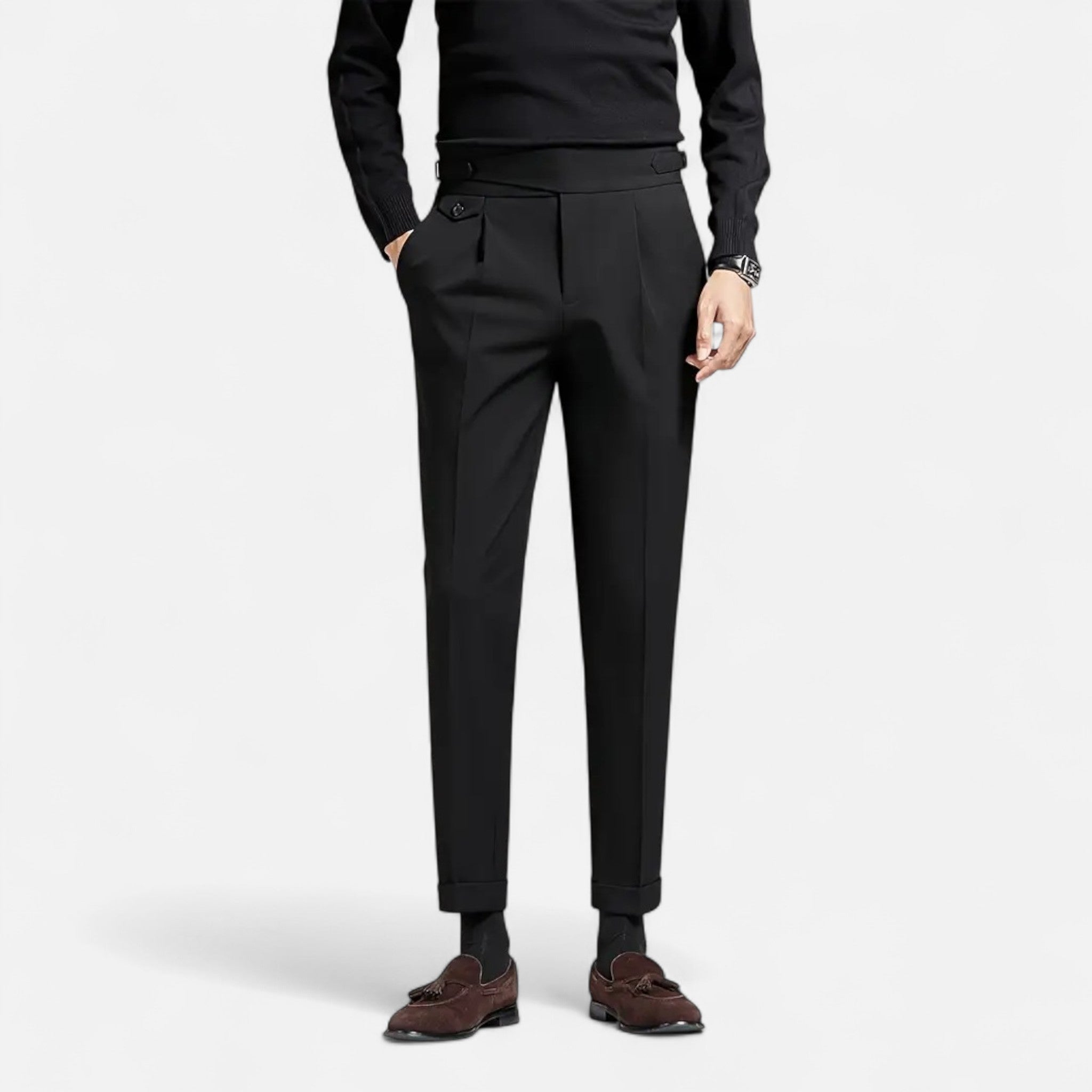 Renvieri | Pantalon de Costume Naples – Élégance Italienne