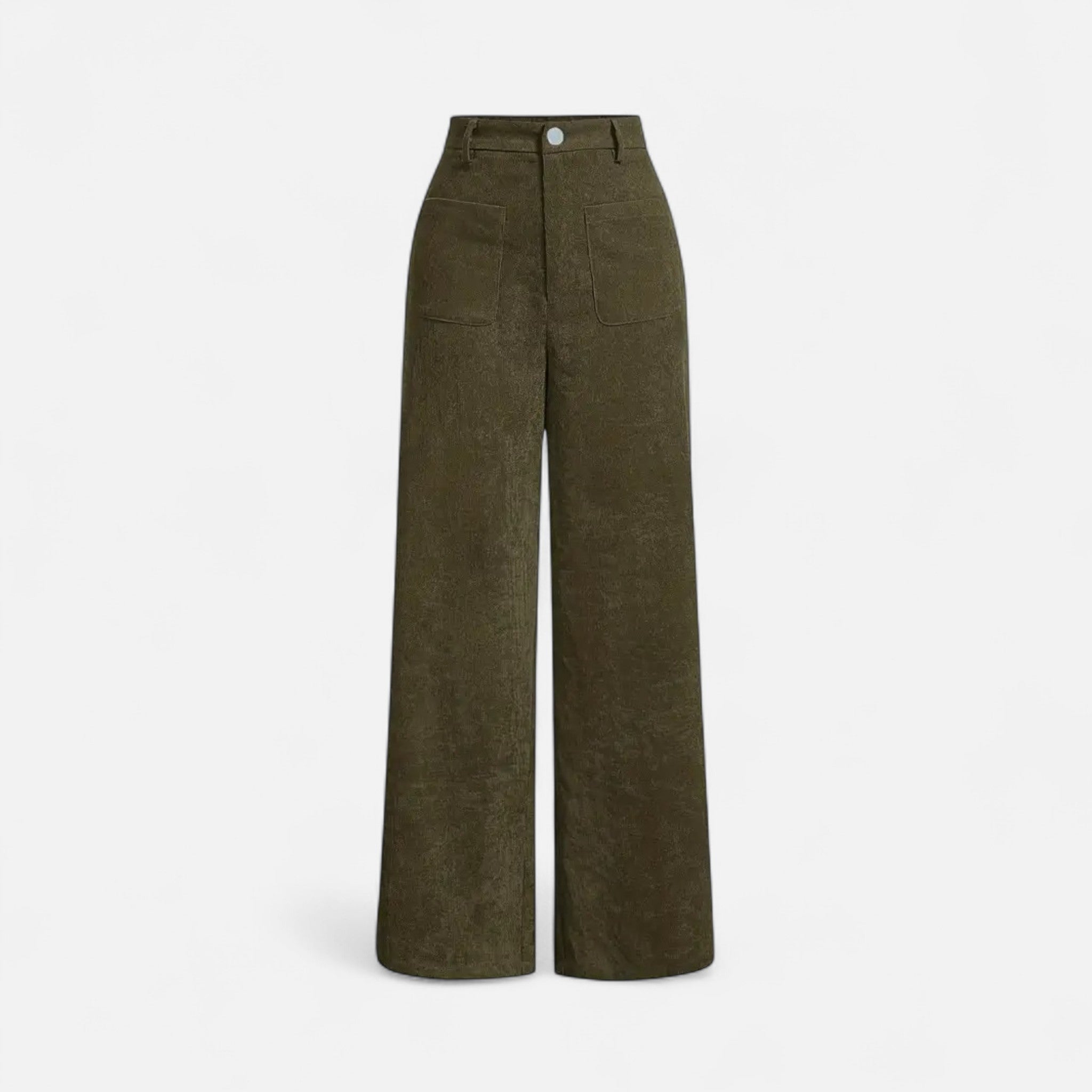 Renvieri | Pantalon Droit en Velours – Élégance Intemporelle