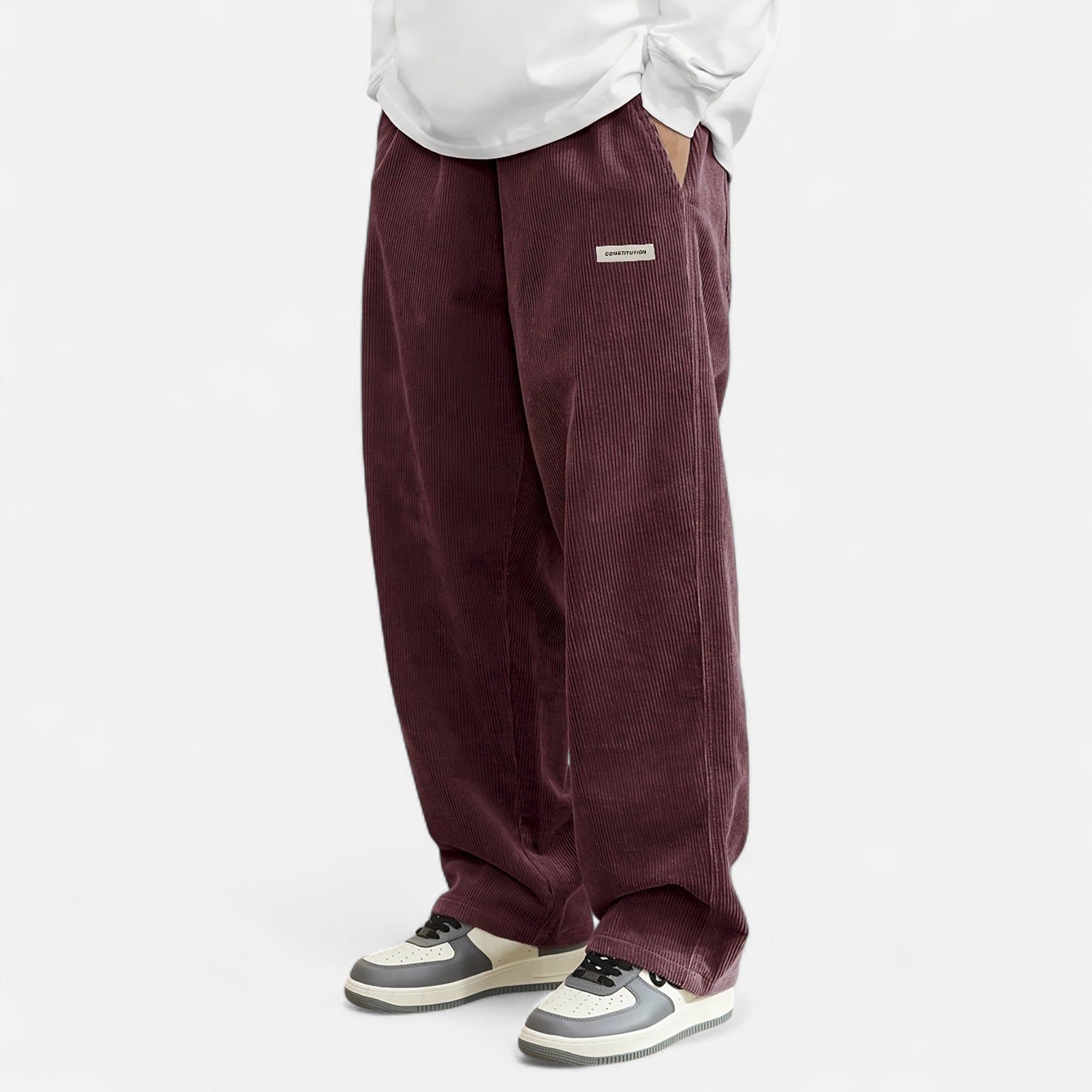 Renvieri | Pantalon Cargo en Velours – Esprit Héritage