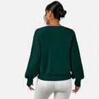 Renvieri | Élora – Pull Décontracté à Manches Lanterne