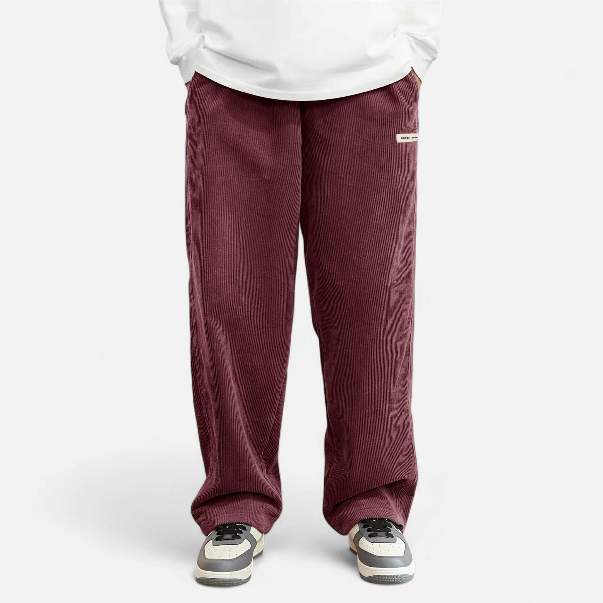 Renvieri | Pantalon Cargo en Velours – Esprit Héritage