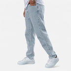 Renvieri | Jean Droit Noir Délavé – Force et Élégance