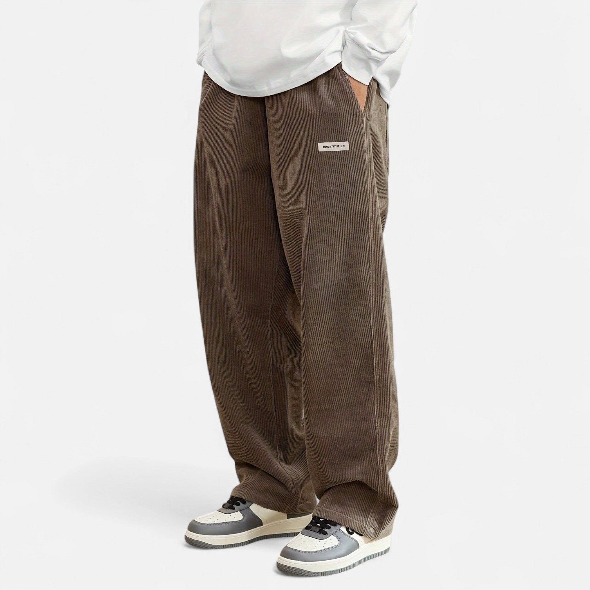 Renvieri | Pantalon Cargo en Velours – Esprit Héritage