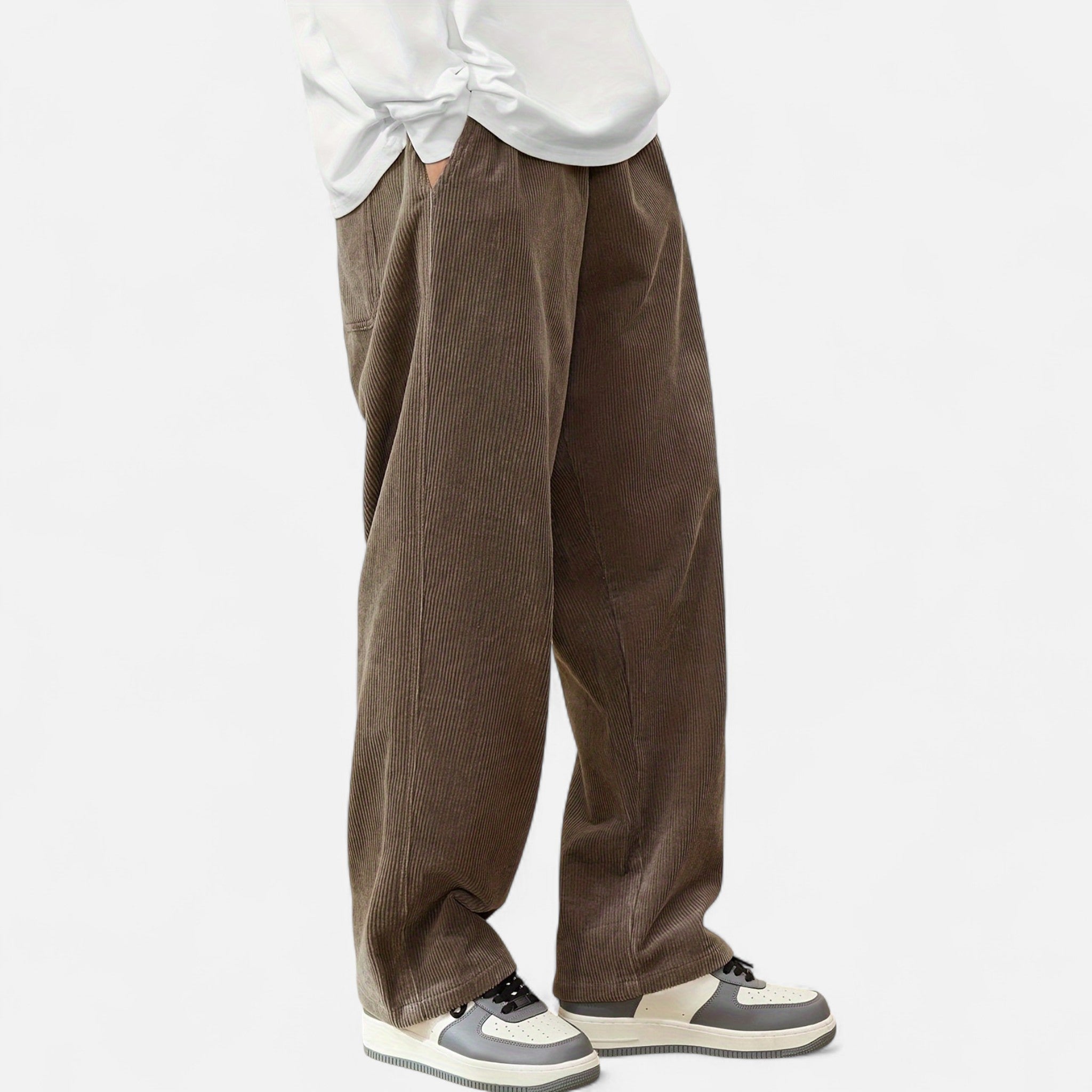 Renvieri | Pantalon Cargo en Velours – Esprit Héritage