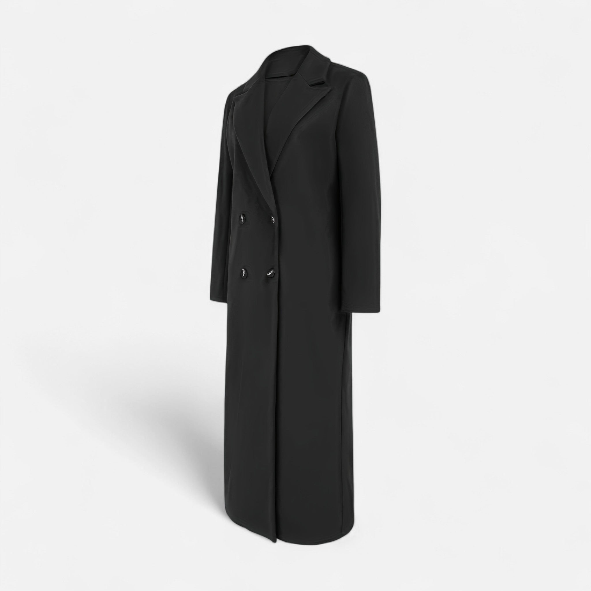 Renvieri | Trench Long Femme – Élégance Hivernale à Double Boutonnage