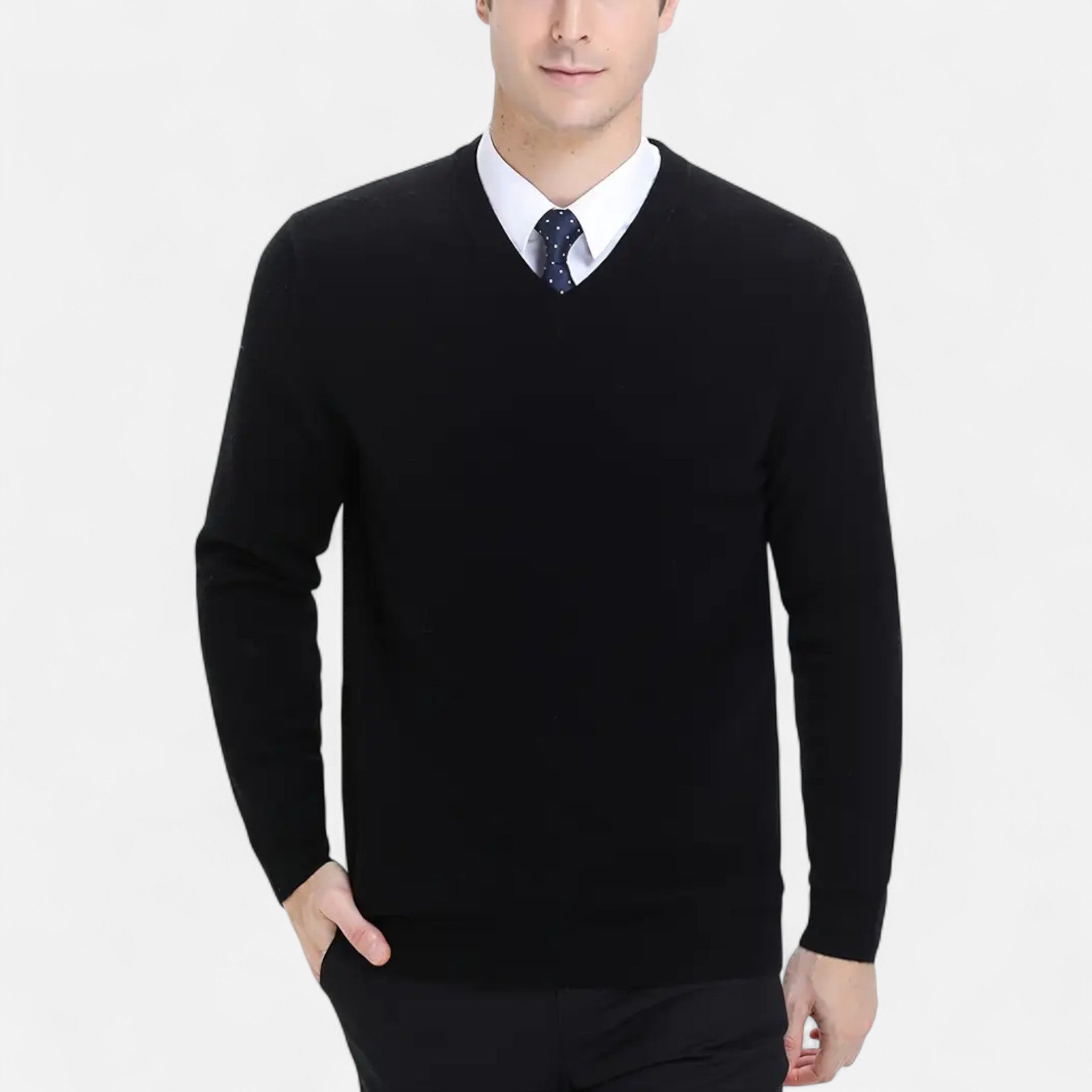 Renvieri | Pull Col V – Élégance Essentielle