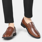 Renvieri | Mocassins à Enfiler en Cuir Fendu – Allure Distinguée