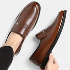 Renvieri | Mocassins à Enfiler en Cuir Fendu – Allure Distinguée