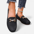 Renvieri | Mocassins Féminins à Bride Strass – Éclat Subtil