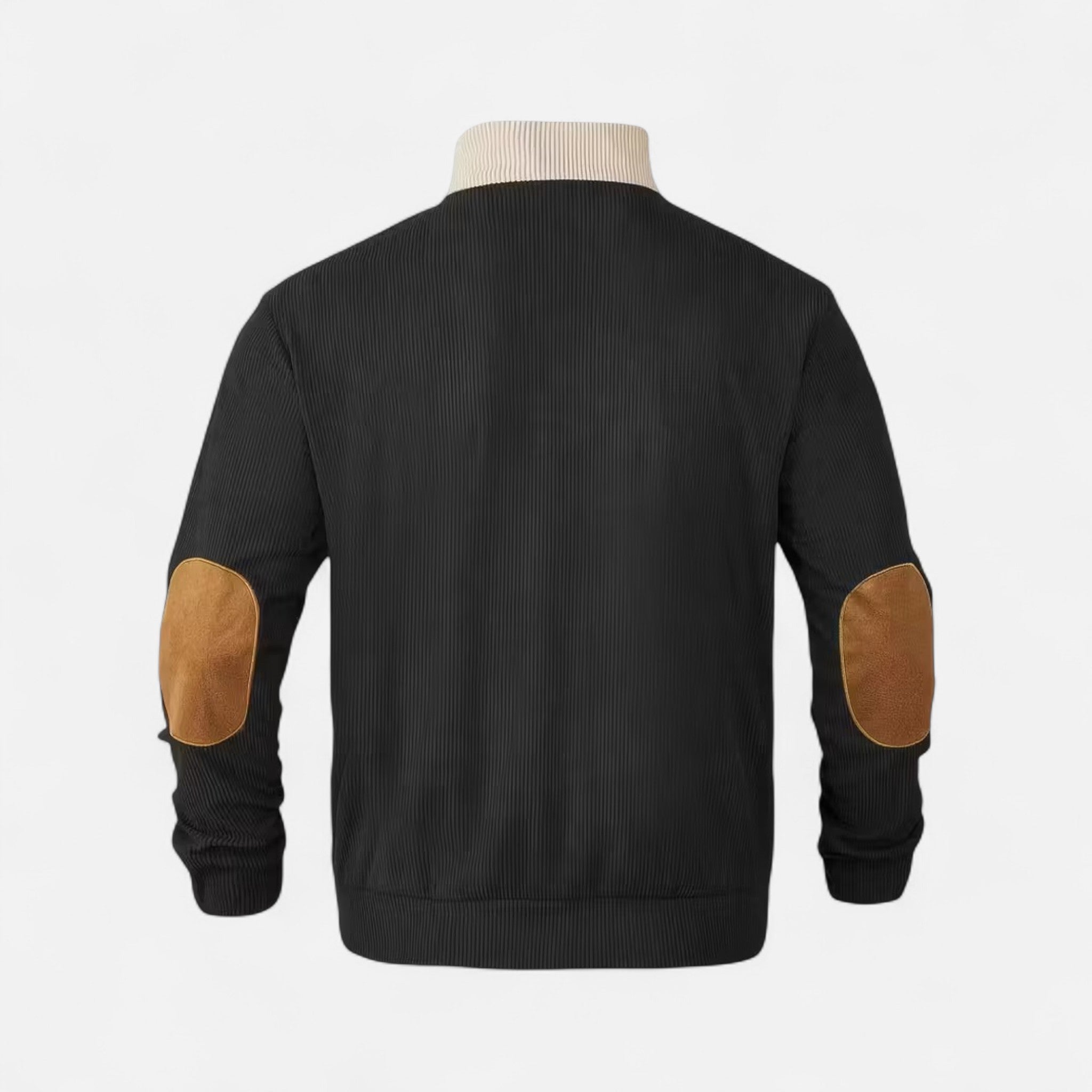 Renvieri | Pull Rétro Color Block – Élégance Texturée