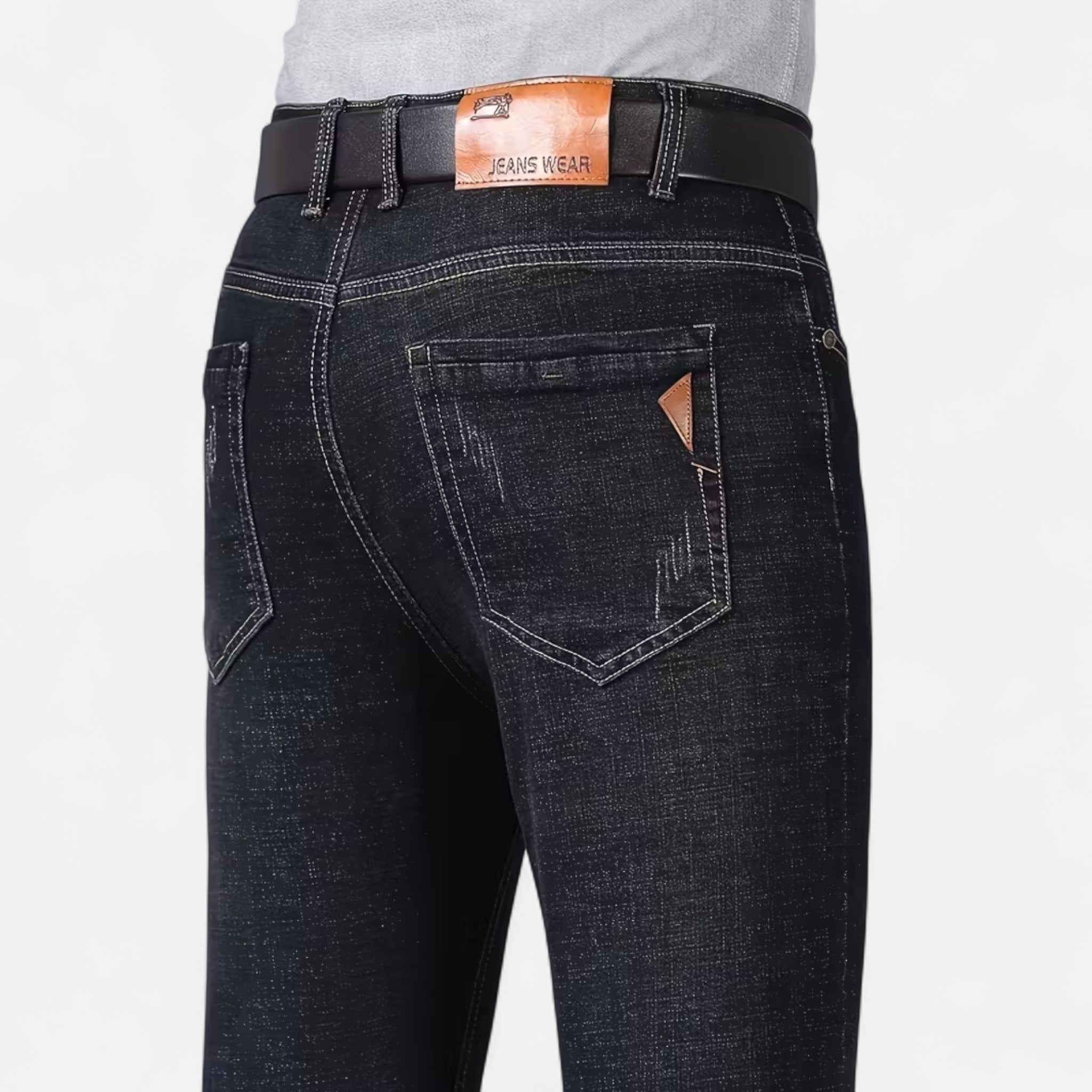 Renvieri | Jean Effet Denim – Élégance Décontractée