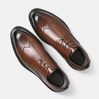 Renvieri | Richelieus en Cuir Sculpté – Héritage d’Excellence