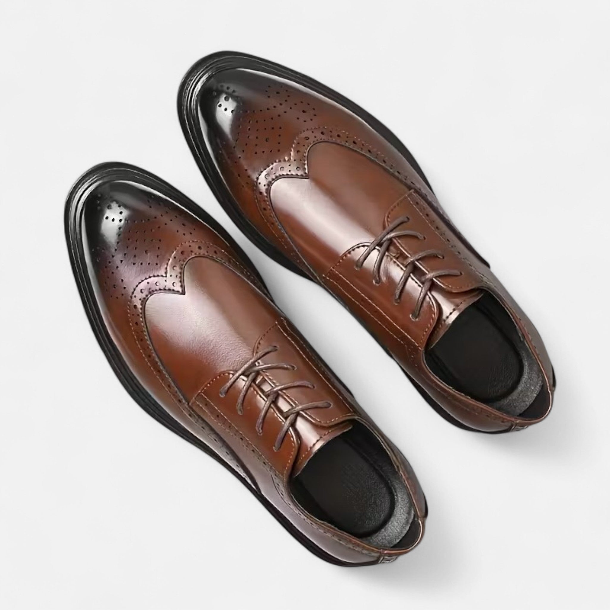 Renvieri | Richelieus en Cuir Sculpté – Héritage d’Excellence