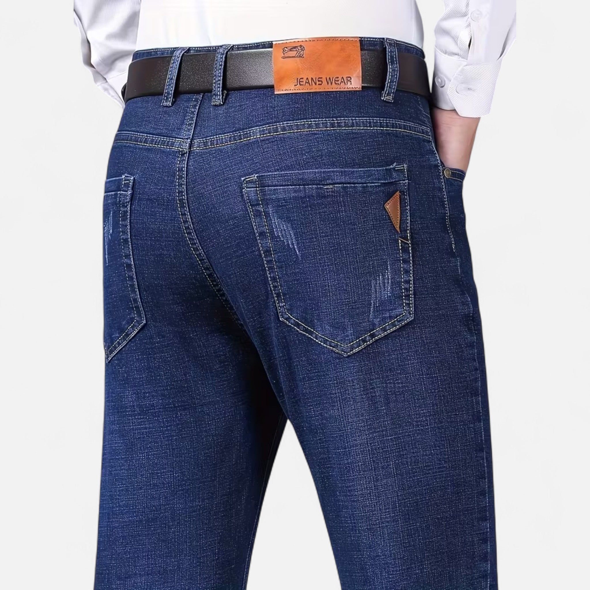 Renvieri | Jean Effet Denim – Élégance Décontractée