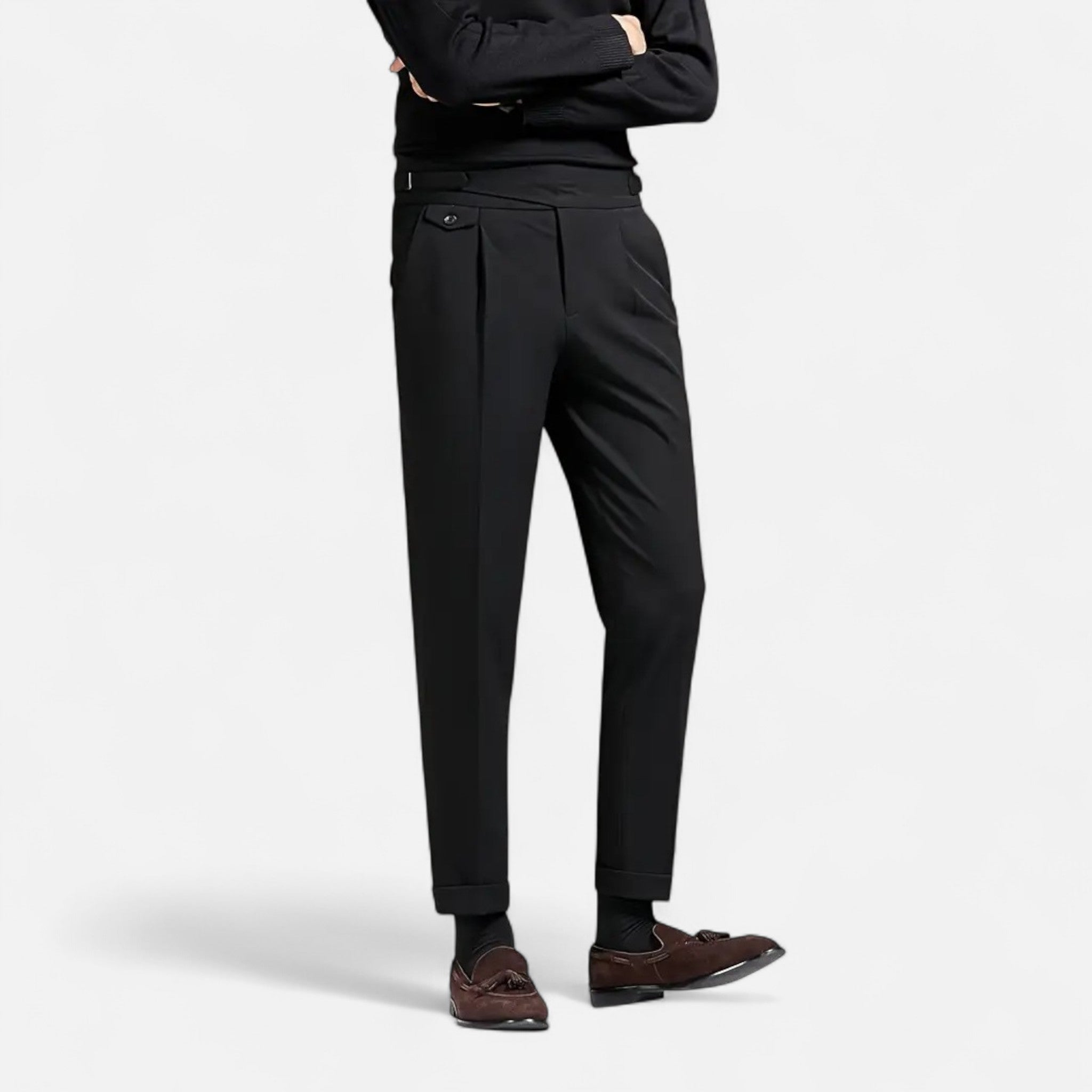 Renvieri | Pantalon de Costume Naples – Élégance Italienne