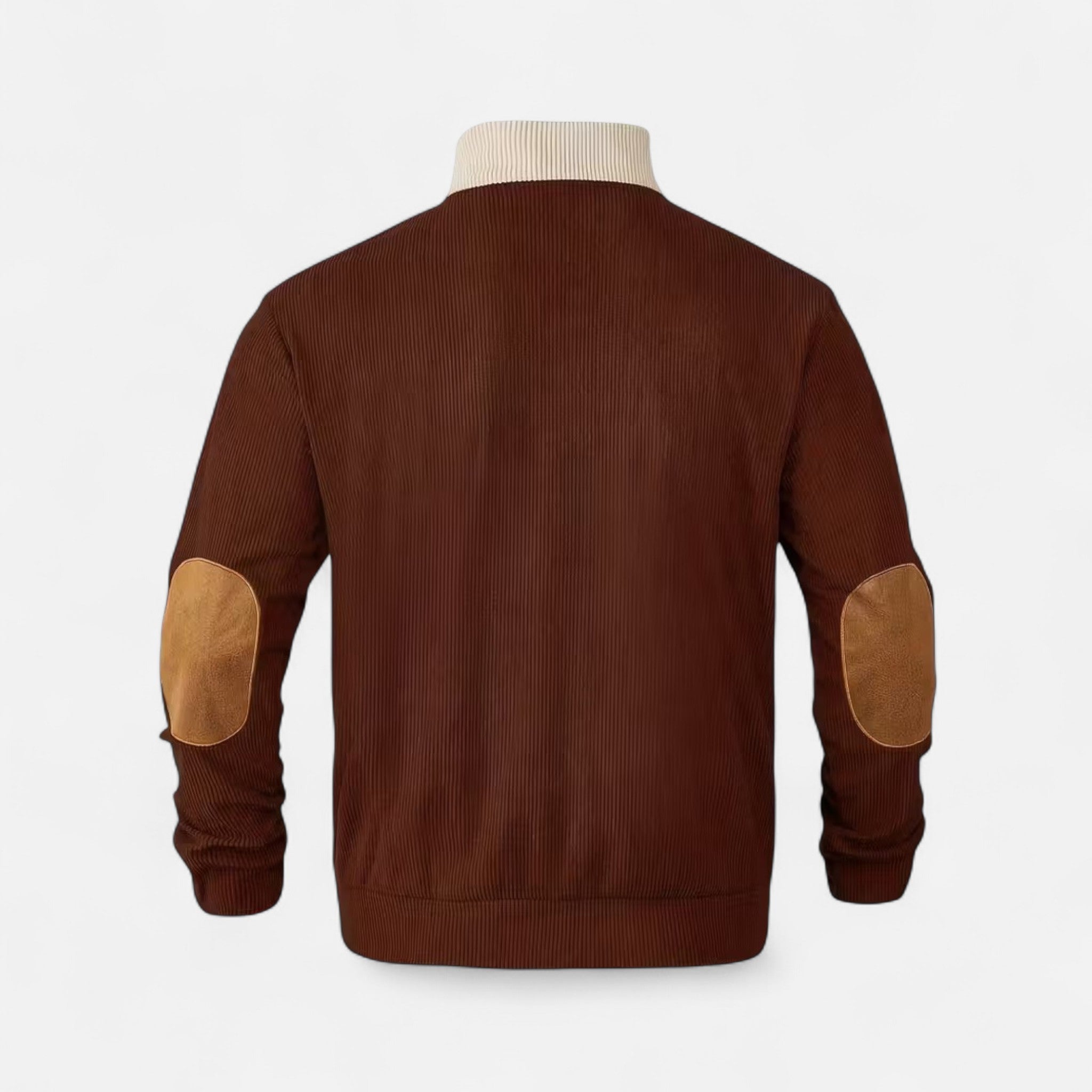 Renvieri | Pull Rétro Color Block – Élégance Texturée