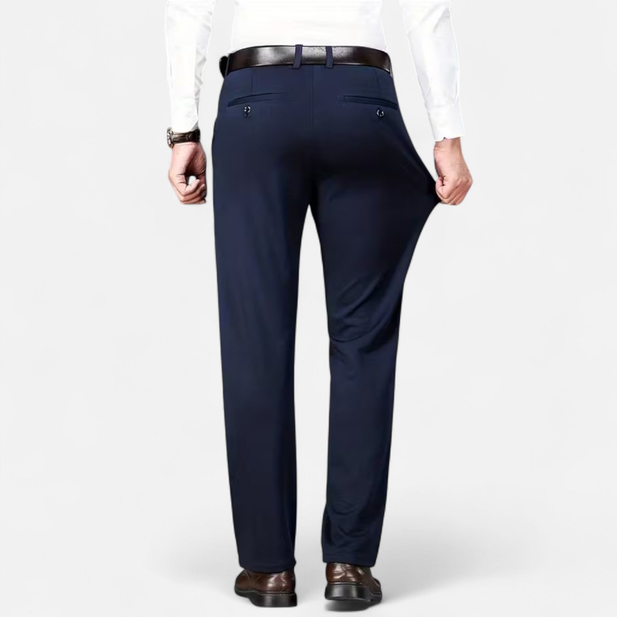 Renvieri | Pantalon de Costume Classique – Élégance Formelle