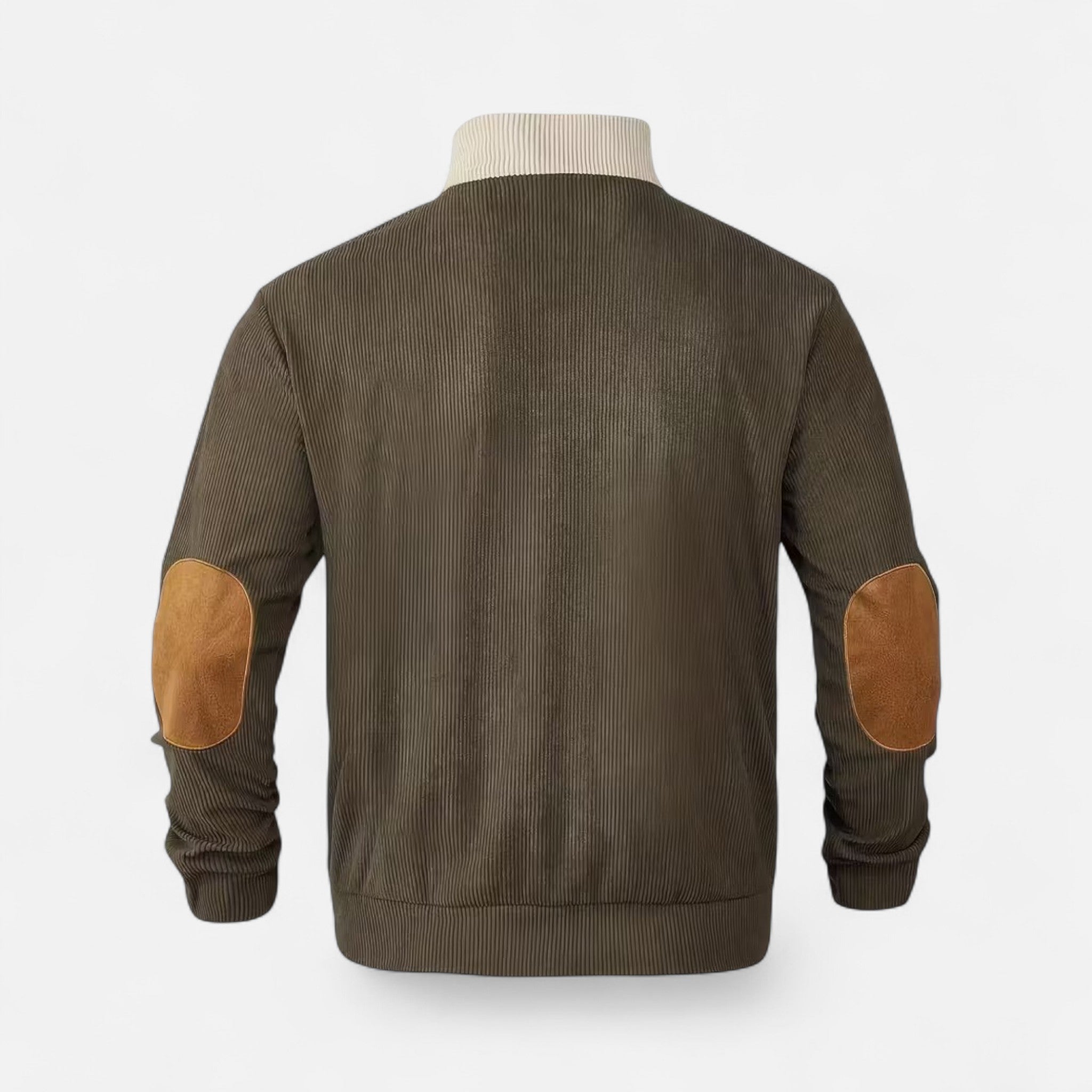 Renvieri | Pull Rétro Color Block – Élégance Texturée