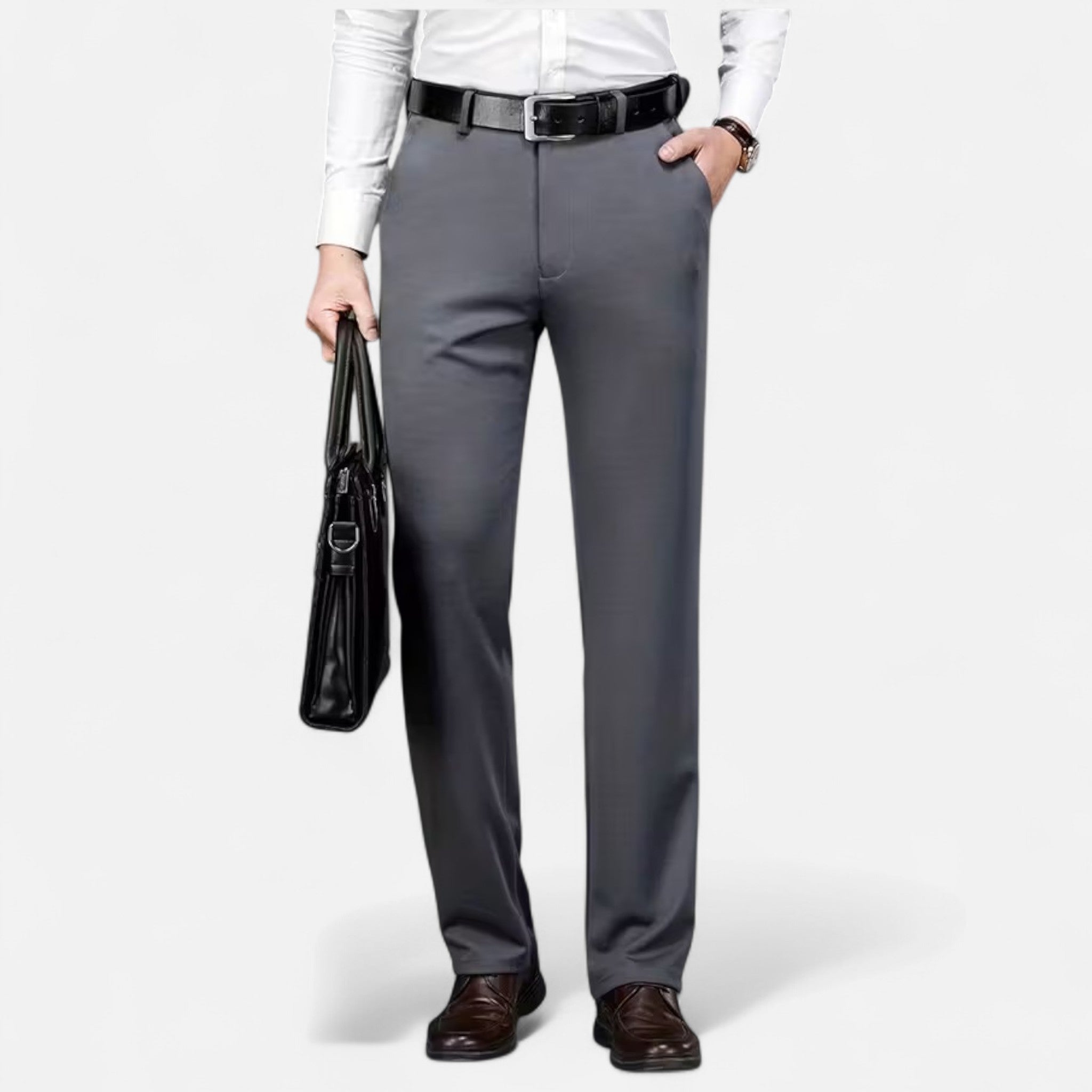 Renvieri | Pantalon de Costume Classique – Élégance Formelle