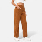 Renvieri | Pantalon Droit en Velours – Élégance Intemporelle