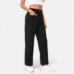 Renvieri | Pantalon Droit en Velours – Élégance Intemporelle