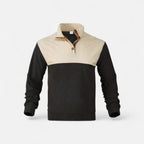 Renvieri | Pull Rétro Color Block – Élégance Texturée