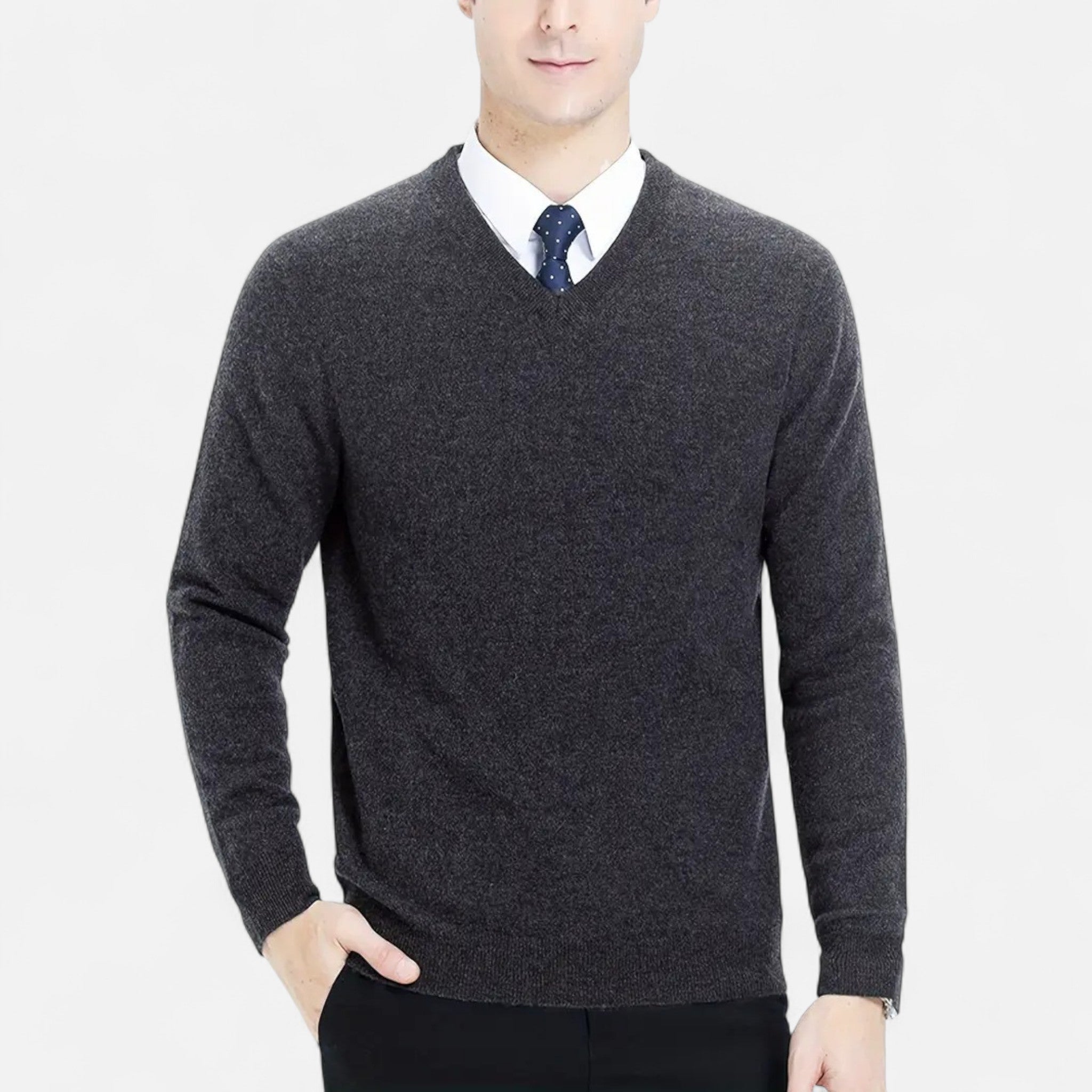 Renvieri | Pull Col V – Élégance Essentielle