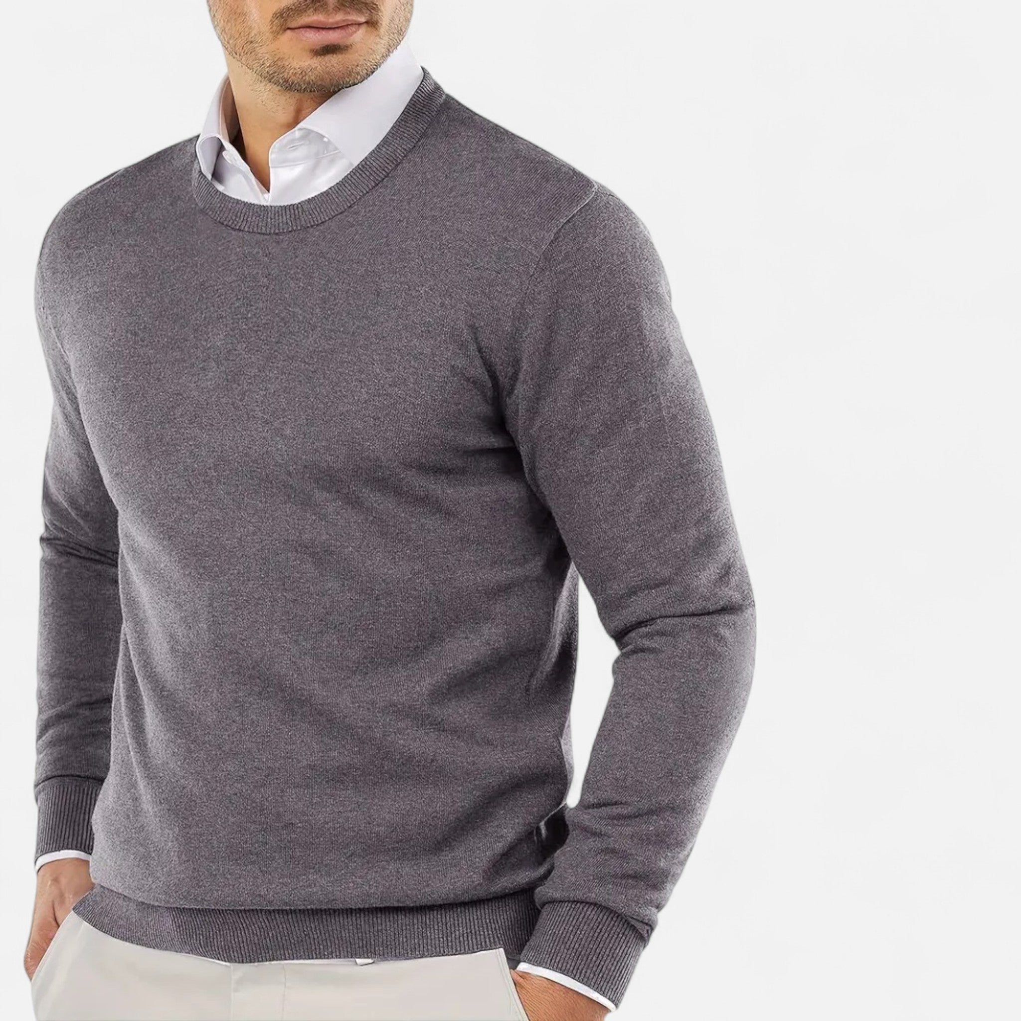 Renvieri | Pull Col V – Élégance Essentielle